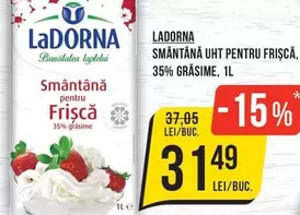 Ladorna - Smântână UHT pentru Frișcă