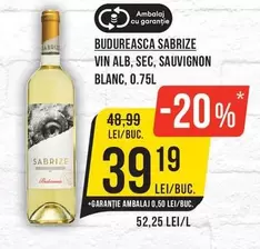 Alb - VIN ALB, SEC, SAUVIGNON BLANC