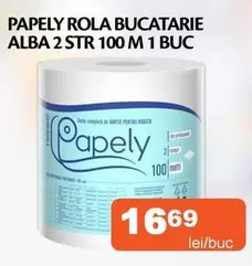 Rola Bucatarie Alba 2 Str 100 M 1 Buc