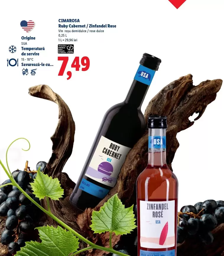 Ruby Cabernet / Zinfandel Rose