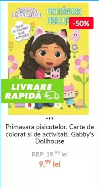 Primavara pisicutelor. Carte de colorat si de activitati