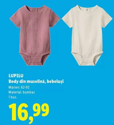 Body din muselină, bebeluși