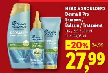 Derma X Pro Șampon / Balsam / Tratament