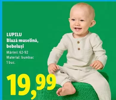 Bluză muselină, bebeluși