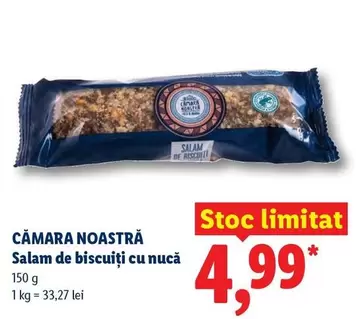 Salam de biscuiti cu nuca