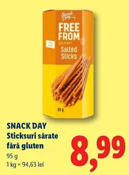 Sticksuri sărate fără gluten