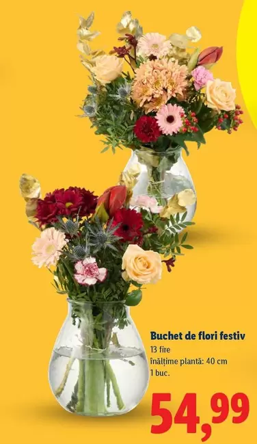 Buchet de flori festiv
