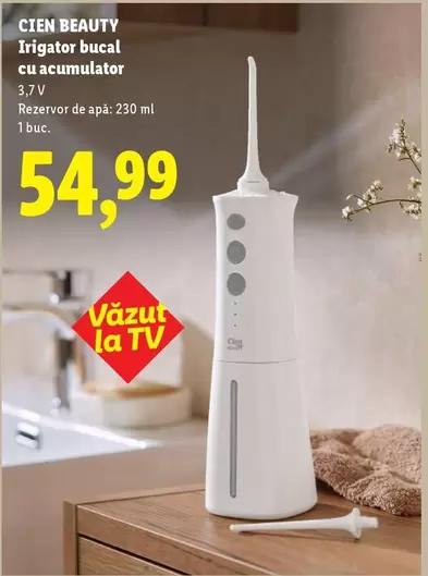 Irigator bucal cu acumulator