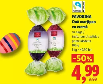 Ouă marțipan cu cremă