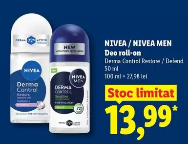 Deo roll-on Derma Control Restore / Defend