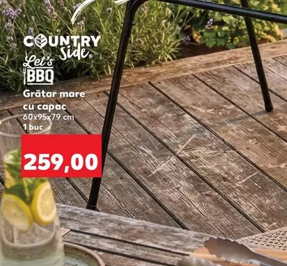 Grătar mare cu capac