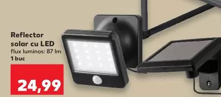 Reflector solar cu LED