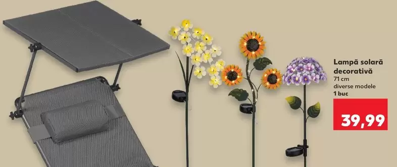 Lampă solară decorativă