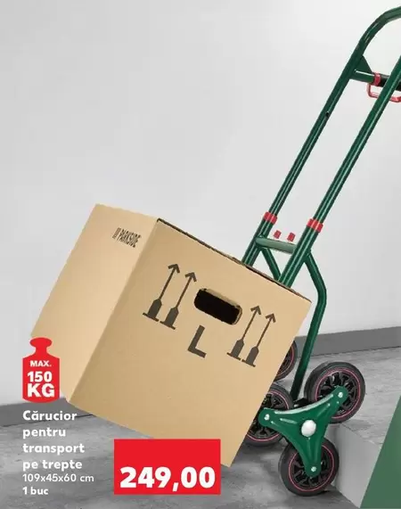 Cărucior pentru transport pe trepte