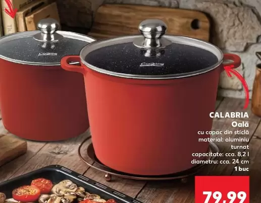 Oală cu capac din sticlă