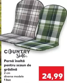 Pernă înaltă pentru scaun de grădină