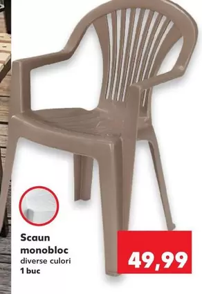 Scaun monobloc