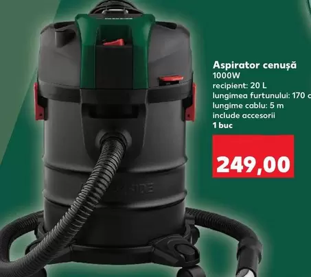 Aspirator cenușă