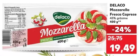 Mozzarella Fresca Caprese