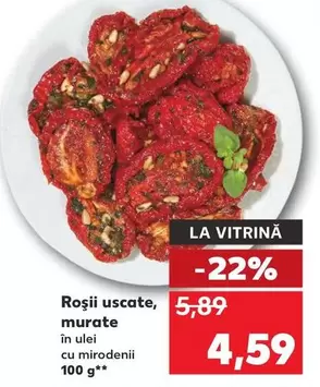 Roșii uscate murate în ulei cu mirodenii