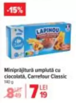 Miniprajitură umplută cu ciocolată
