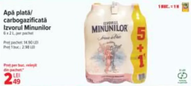 Apă plată/carbogazificată