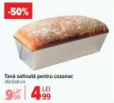 Tavă satinată pentru cozonac