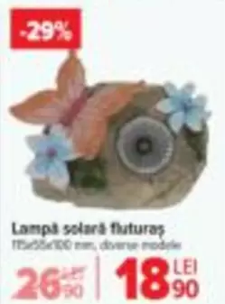 Lampă solară fluturaș