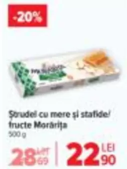 Strudel cu mere și stafide