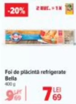 Foi de plăcintă refrigerate