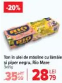 Ton in ulei de masline cu l	a
mai si piper negru