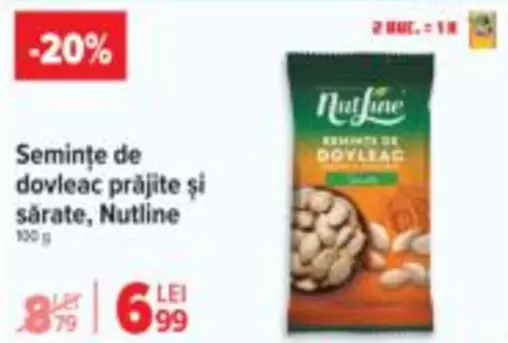 Nutline - Semințe de dovleac prăjite și sărate