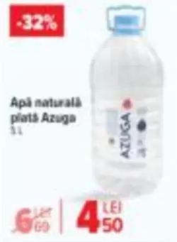 Apă naturală plată