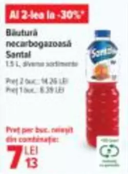 Santal - Băutură necarbogazoasă