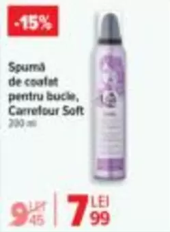 Spuma de coafat pentru bucle