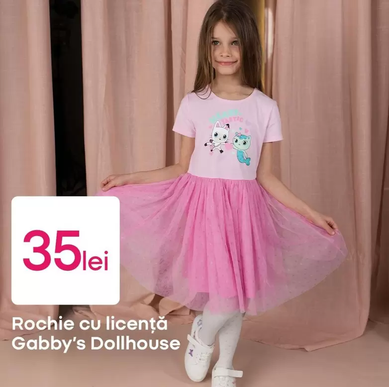 Rochie cu licență Gabby's Dollhouse