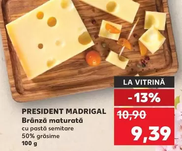 Brânză maturată cu pastă semitare