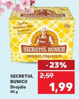 SECRETUL BUNICHII Drojdie proaspata