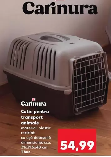 Cutie pentru transport animale