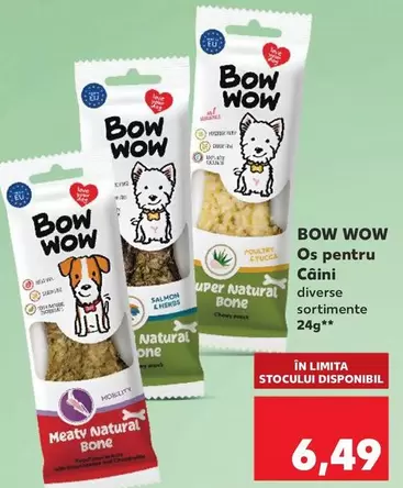 Wow - Os pentru câini diverse sortimente