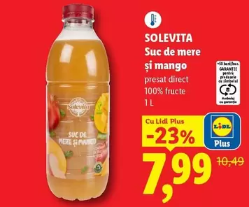 Suc de mere și mango presat direct