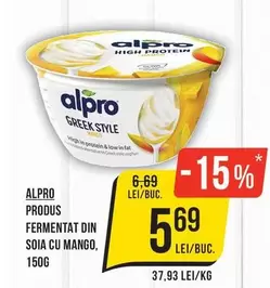 Alpro - PRODUS FERMENTAT DIN SOIA CU MANGO