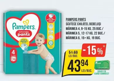 Pampers - SCUTECELOTE BEBELUSI