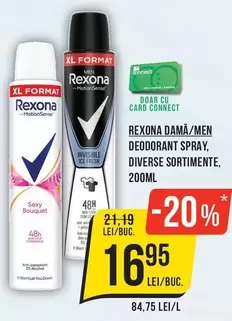 Rexona - DEODORANT SPRAY, DIVERSE SORTIMENTE