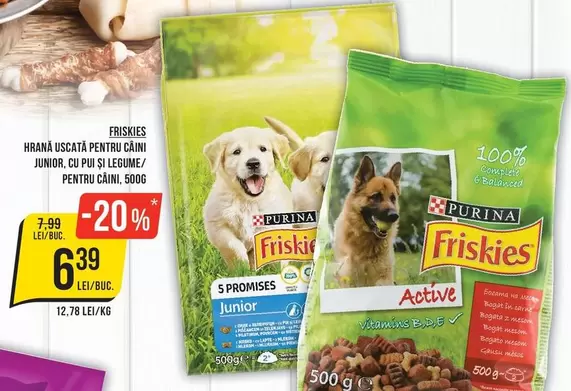 Purina - HRANA USCATA PENTRU CAINI JUNIOR, CU PUI SI LEGUME