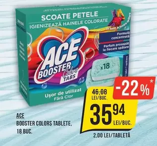 Ace - BOOSTER COLORS TABLETE