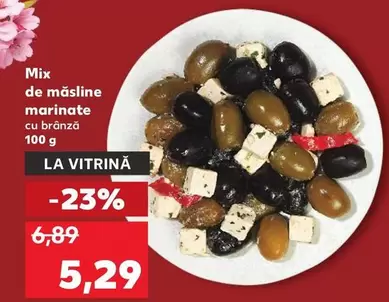 Mix de măsline marinate cu brânză