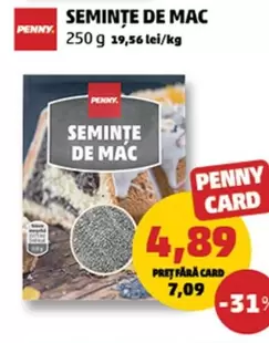 SEMINȚE DE MAC