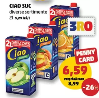 CIAO SUC diverse sortimente