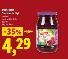 Sfeclă roșie fâșii marinată